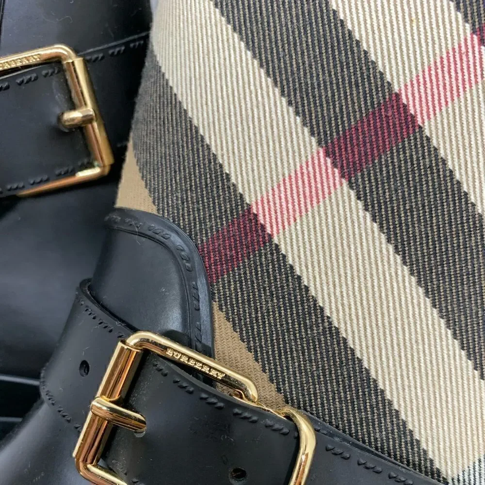 Burberry Rain-boots Nova Check & Rubber Size: 37